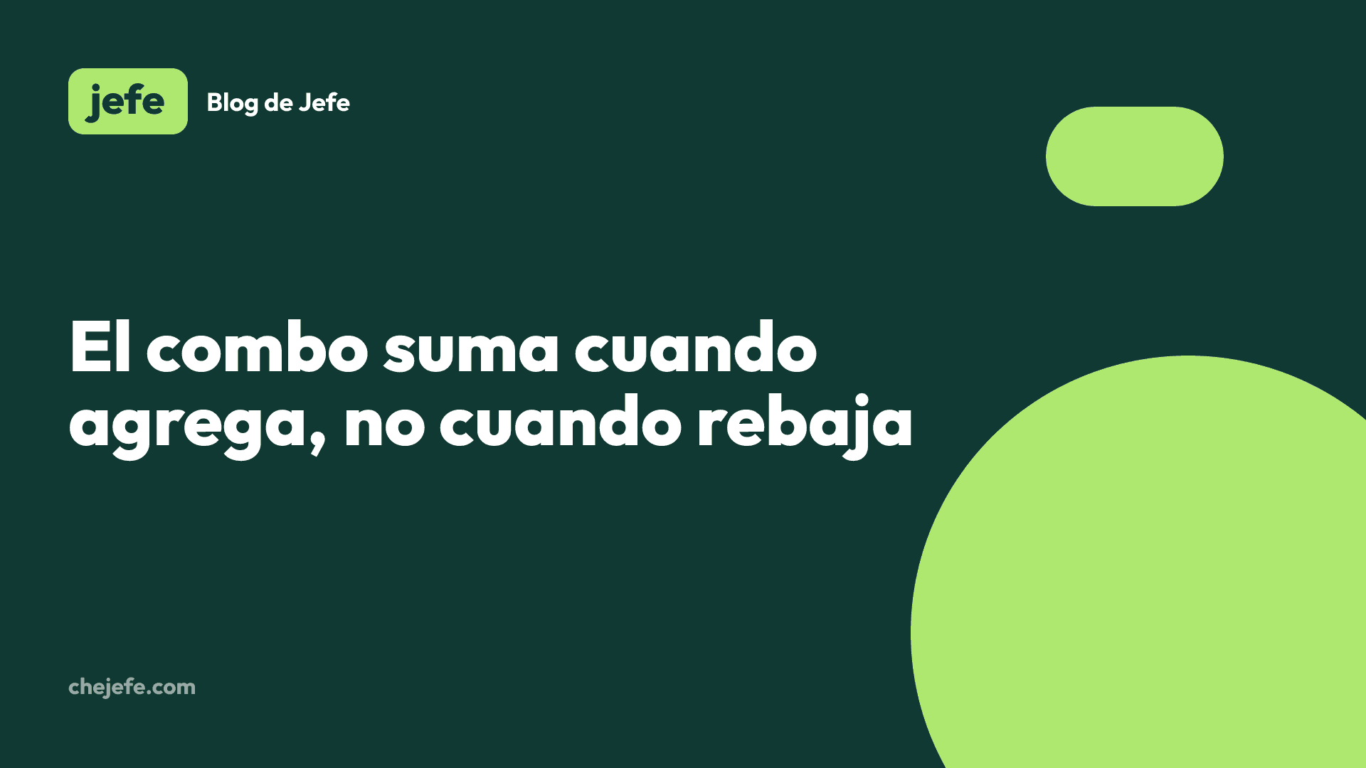 Cómo armar combos que suben tu ticket promedio