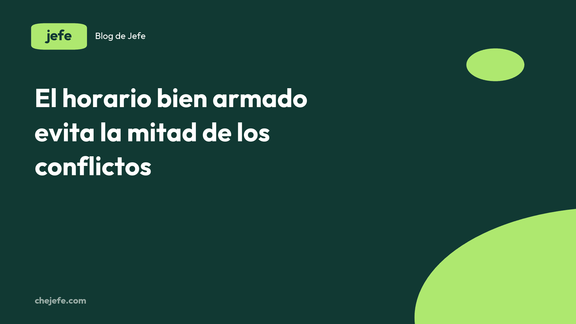 Cómo armar los horarios del personal sin conflictos
