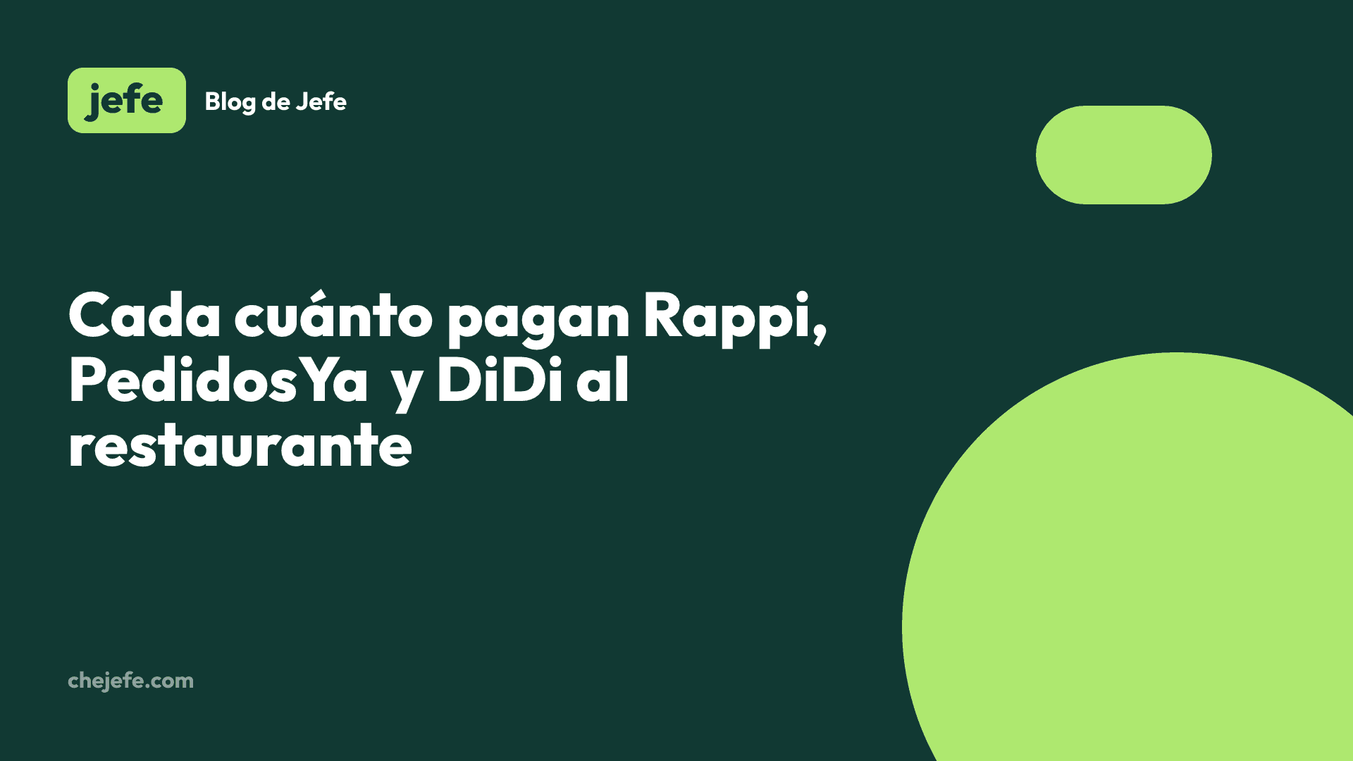 Cada cuánto pagan Rappi, PedidosYa y DiDi a los restaurantes