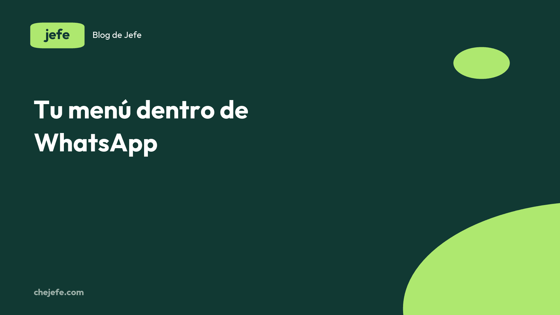 Cómo hacer un catálogo de WhatsApp para tu restaurante