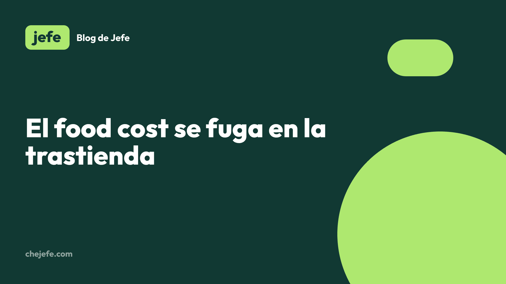 Cómo bajar tu food cost sin tocar la calidad del plato