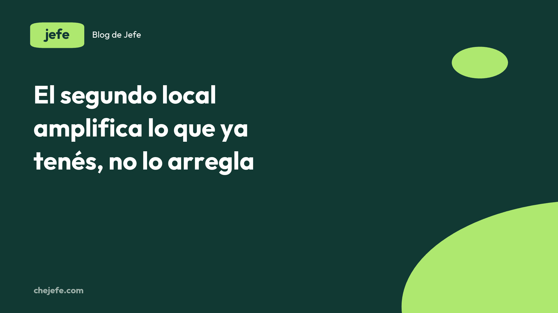 Cómo saber si estás listo para un segundo local