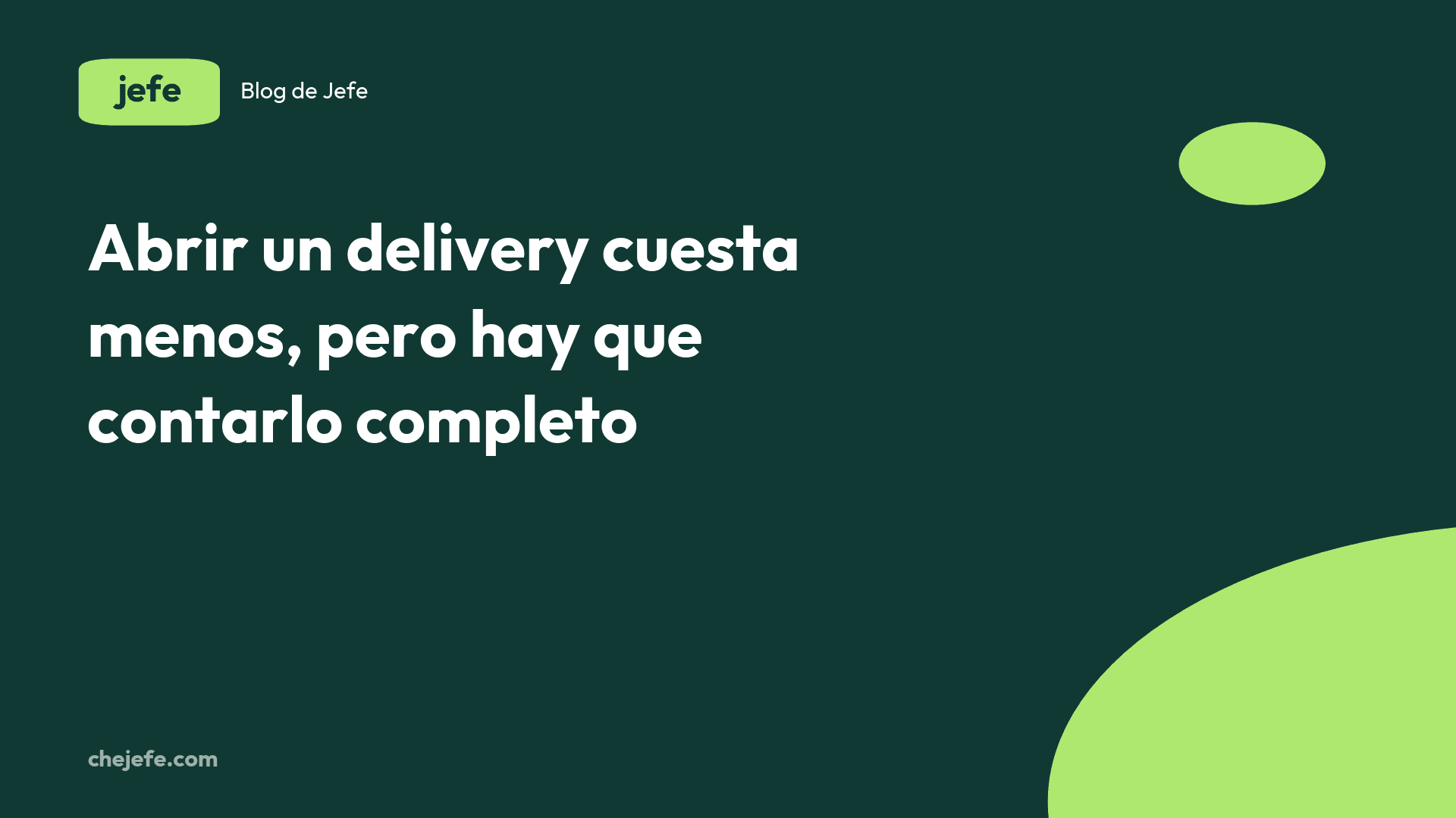 Cuánto cuesta abrir un delivery de comida en LATAM