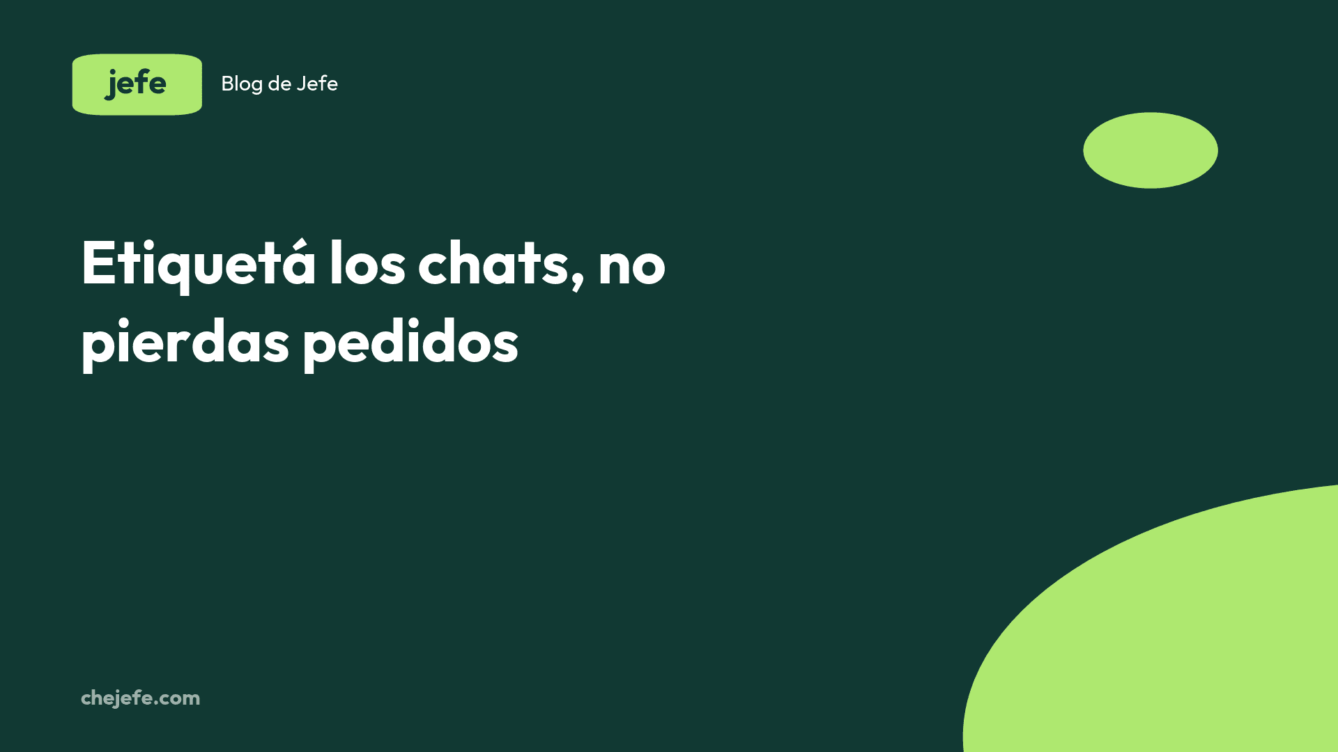Etiquetas de WhatsApp Business para ordenar pedidos