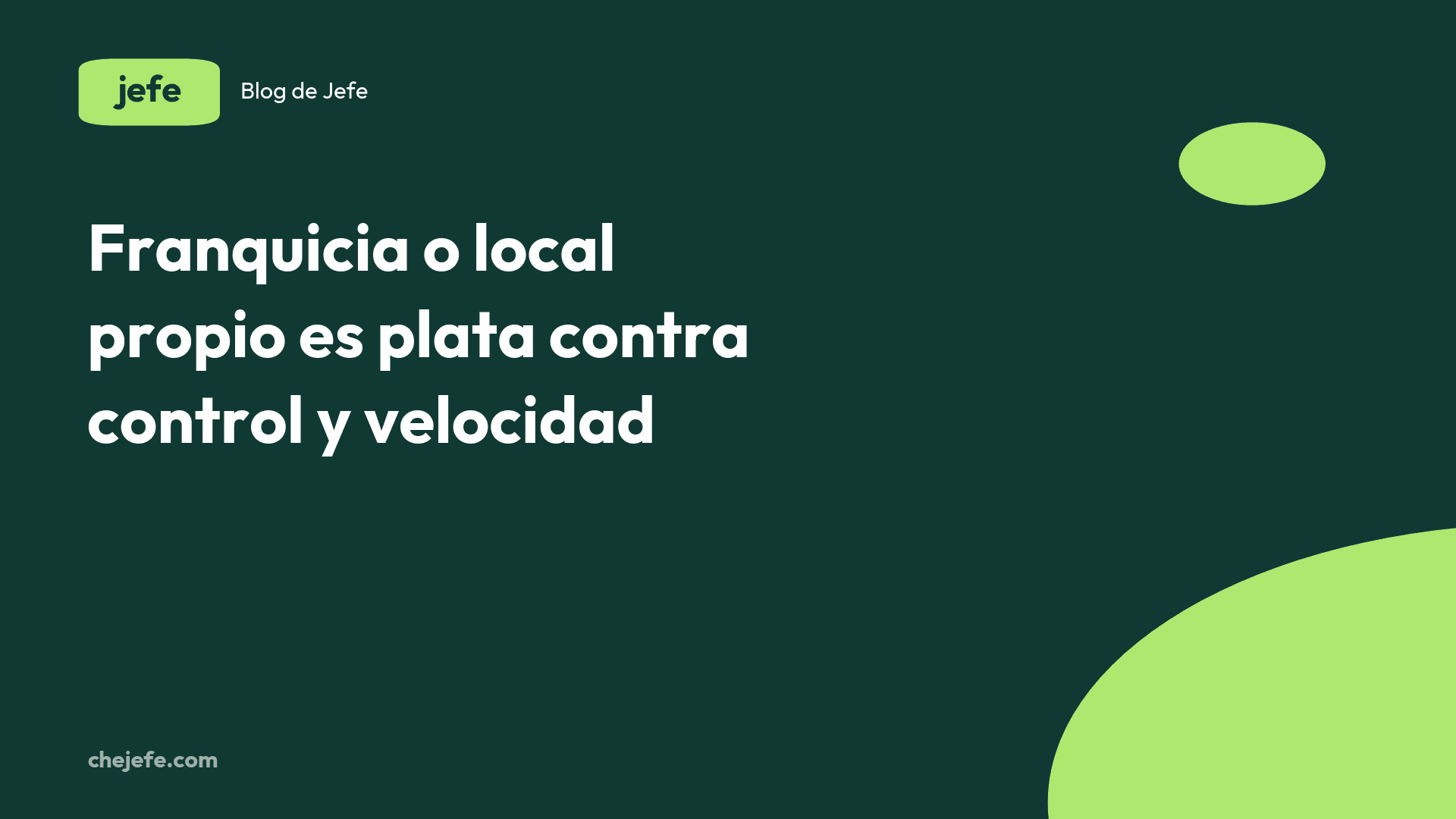 Conviene franquiciar tu restaurante o abrir locales propios