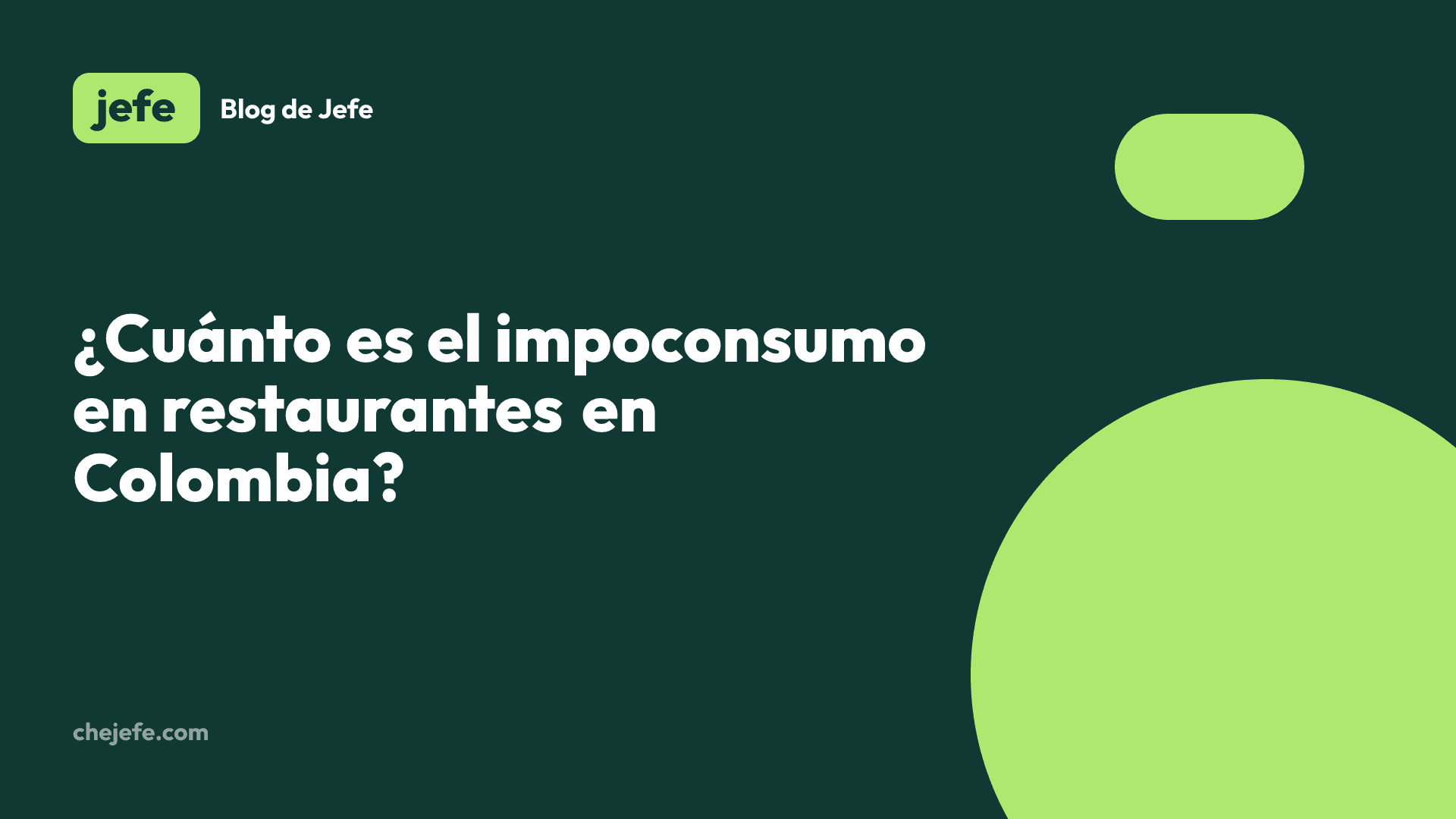 ¿Cuánto es el impoconsumo en restaurantes en Colombia?