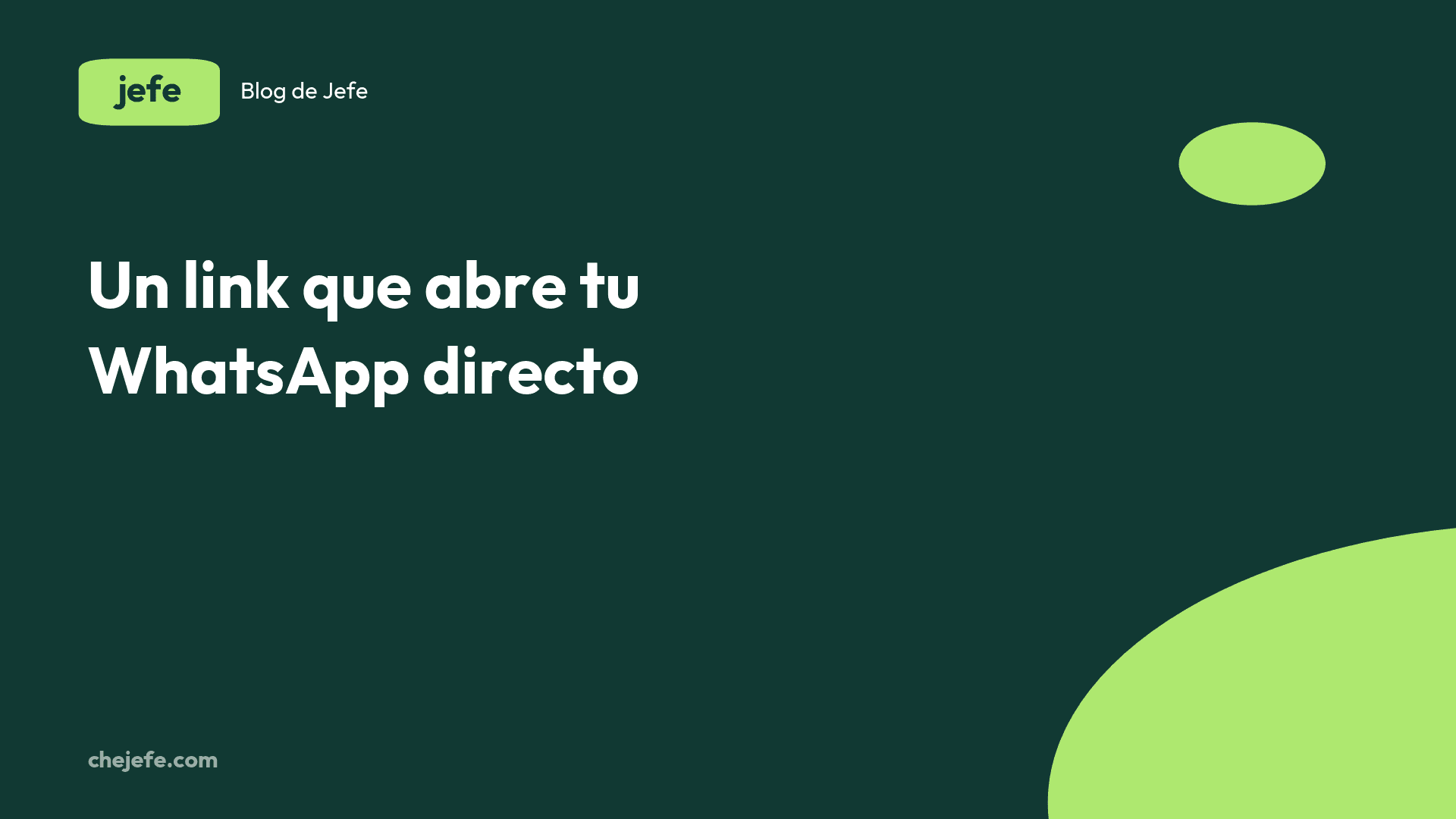 Qué es un link de WhatsApp (wa.me) y cómo crearlo