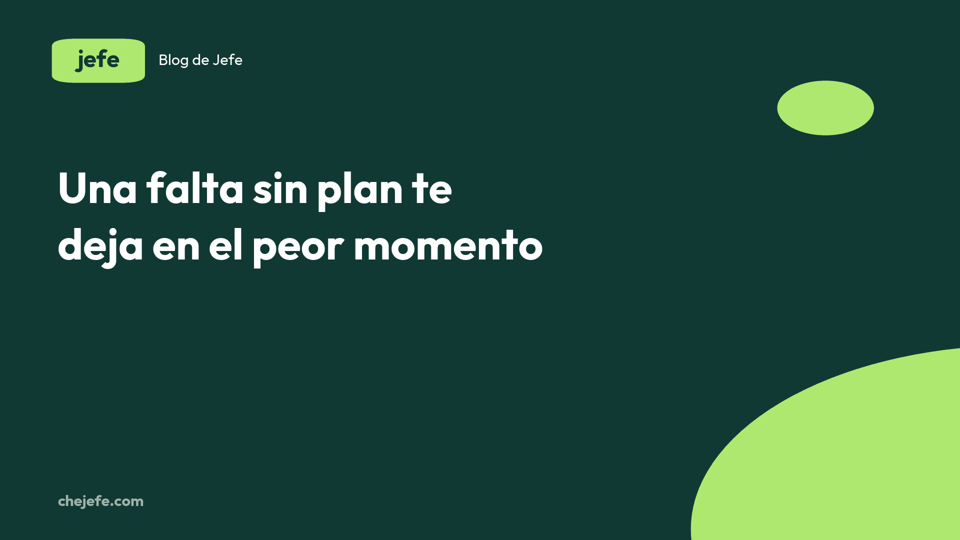 Cómo manejar las ausencias y faltas del personal