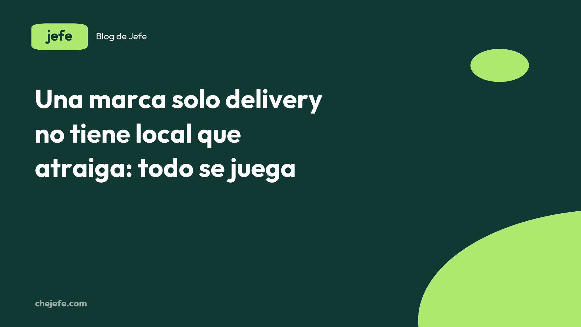 Cómo armar una marca de comida solo delivery