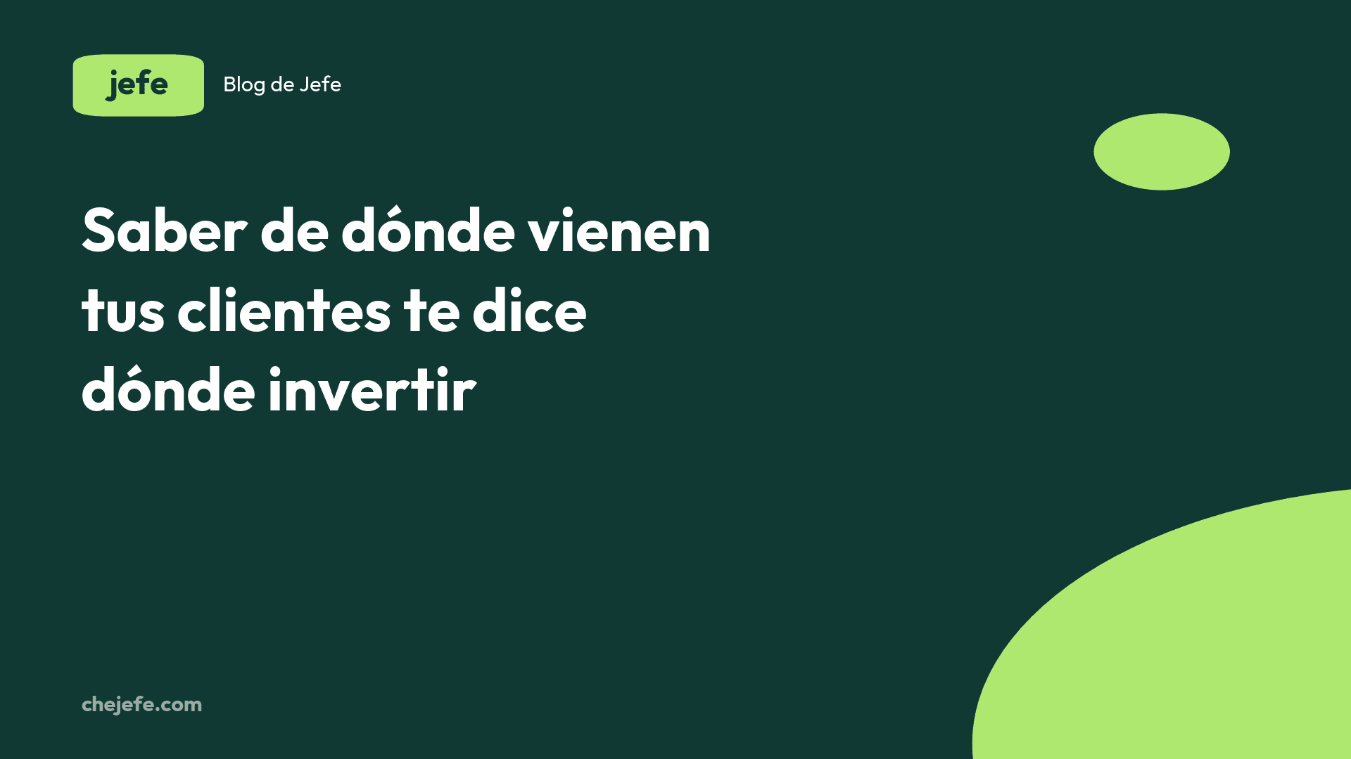 Cómo medir de dónde vienen los clientes que te encuentran
