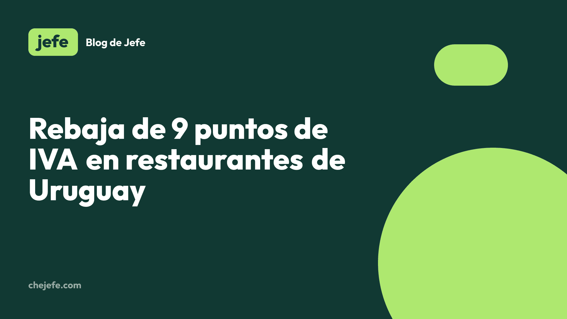 Rebaja de 9 puntos de IVA en restaurantes de Uruguay