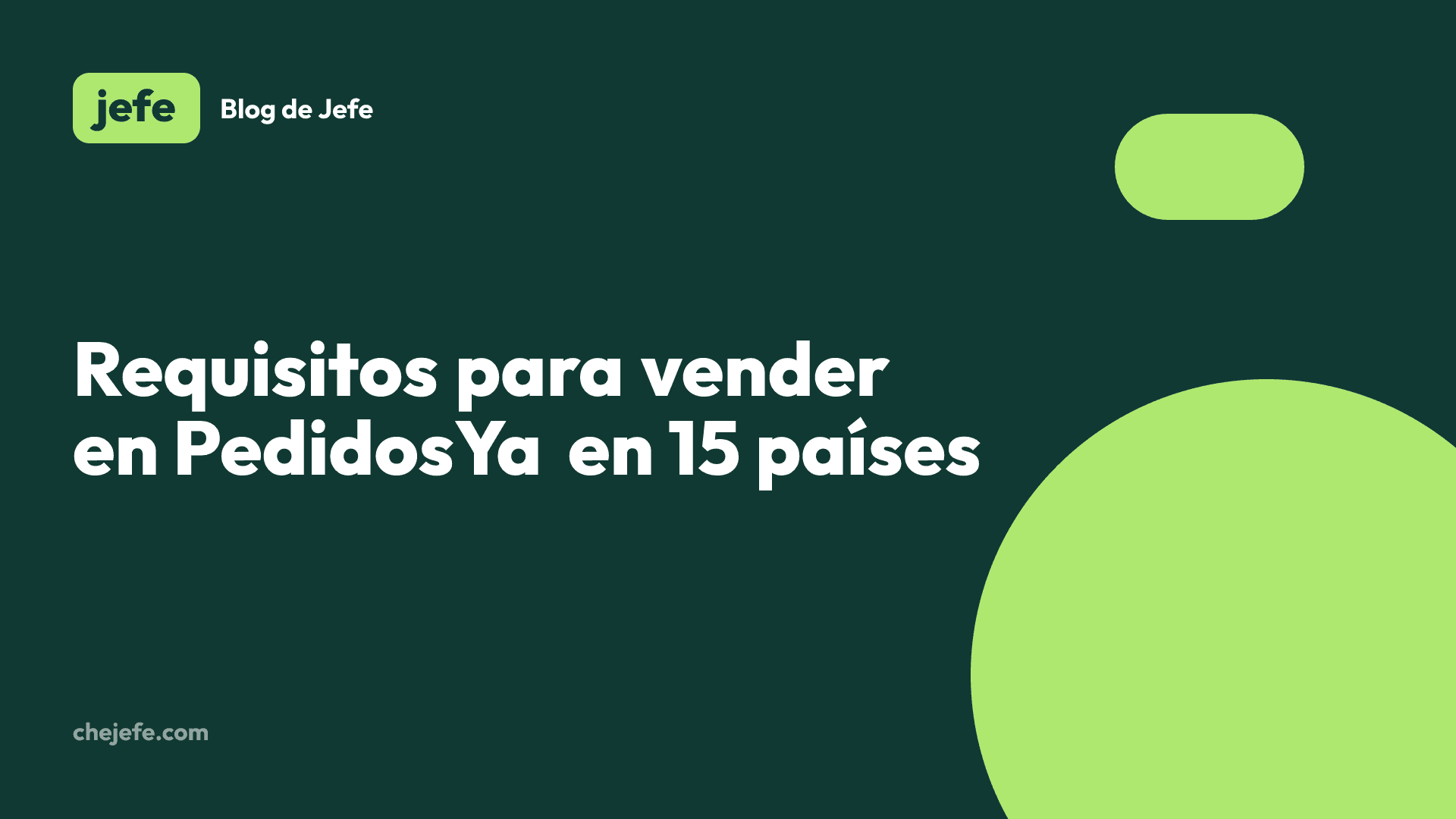 Requisitos para vender en PedidosYa: documentos por país