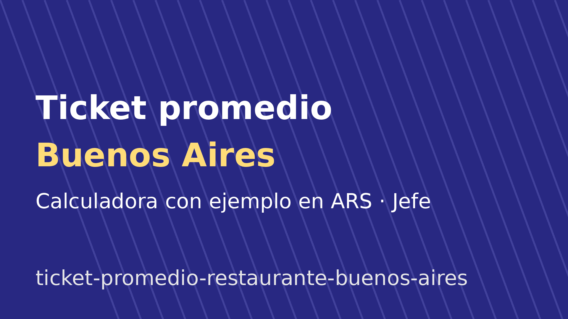 Ticket promedio de un restaurante en Buenos Aires: cómo calcularlo